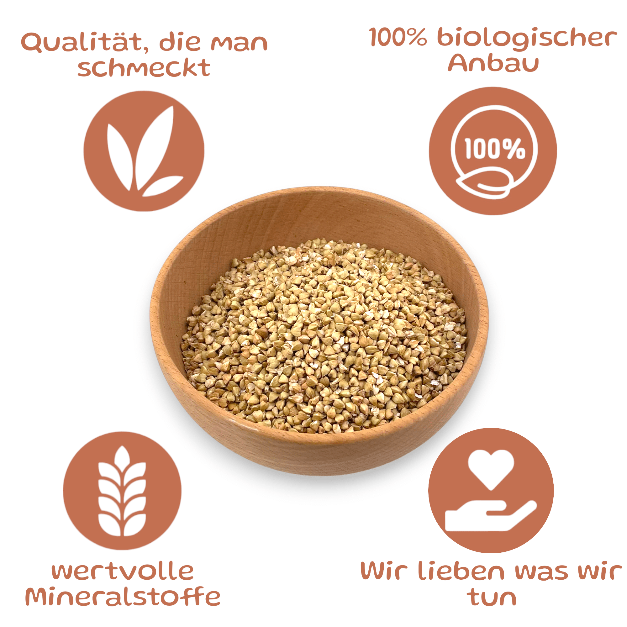 Bauernladenhelene – Bio gekeimter Buchweizen, 1kg