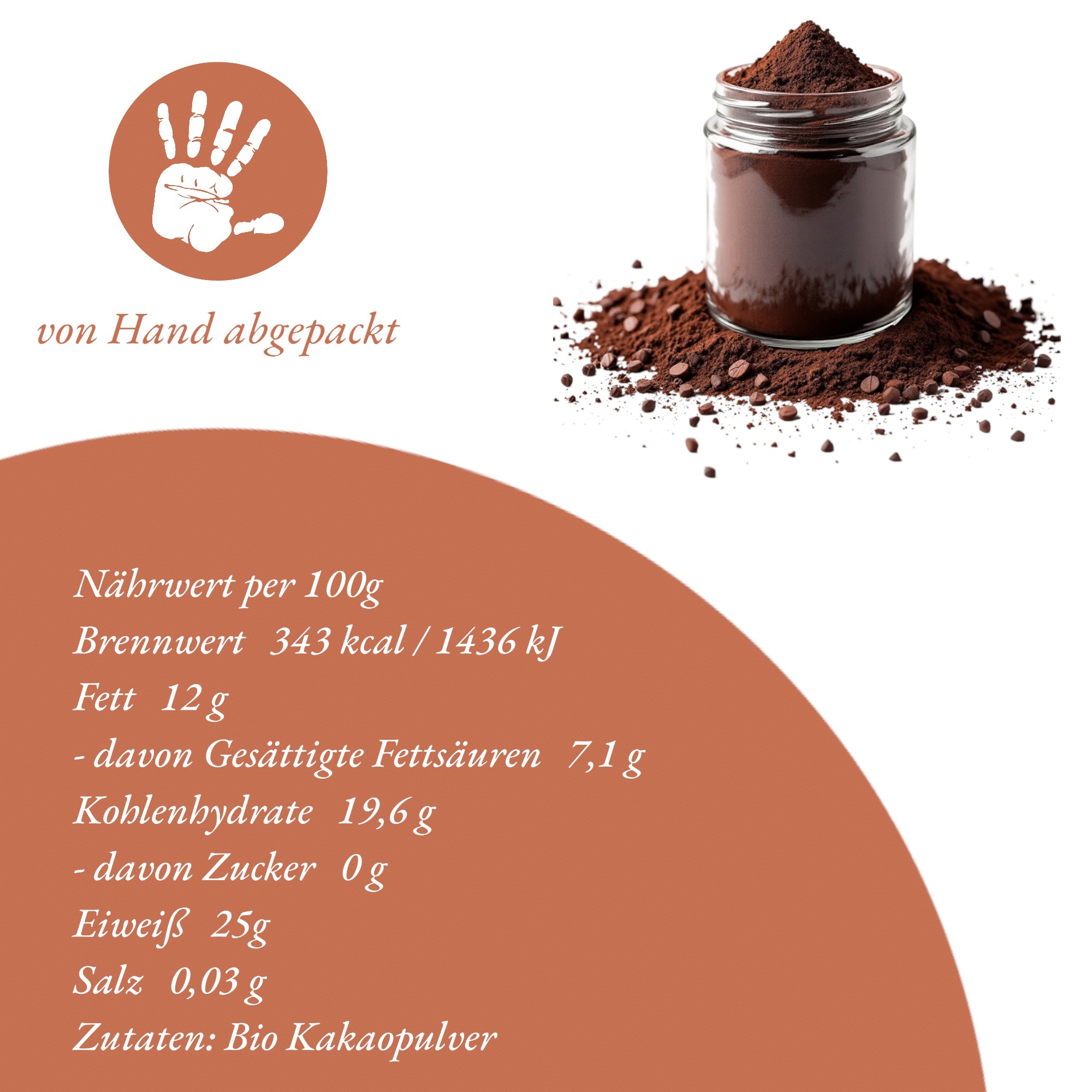 Bauernladenhelene – Bio Kakaopulver, 1kg