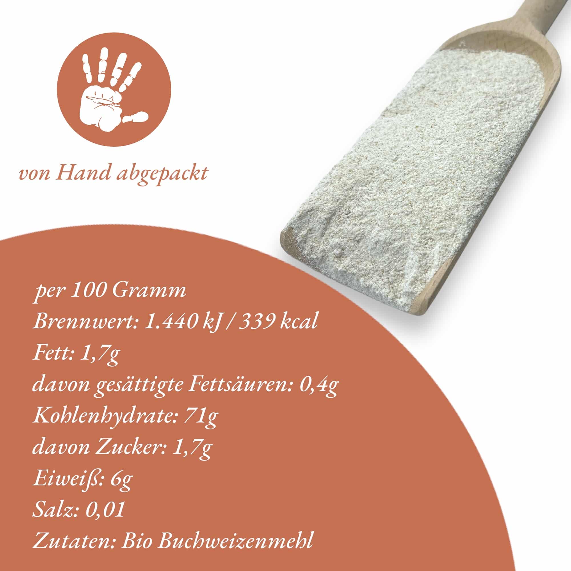 Bauernladenhelene -Bio Buchweizenmehl, 1kg