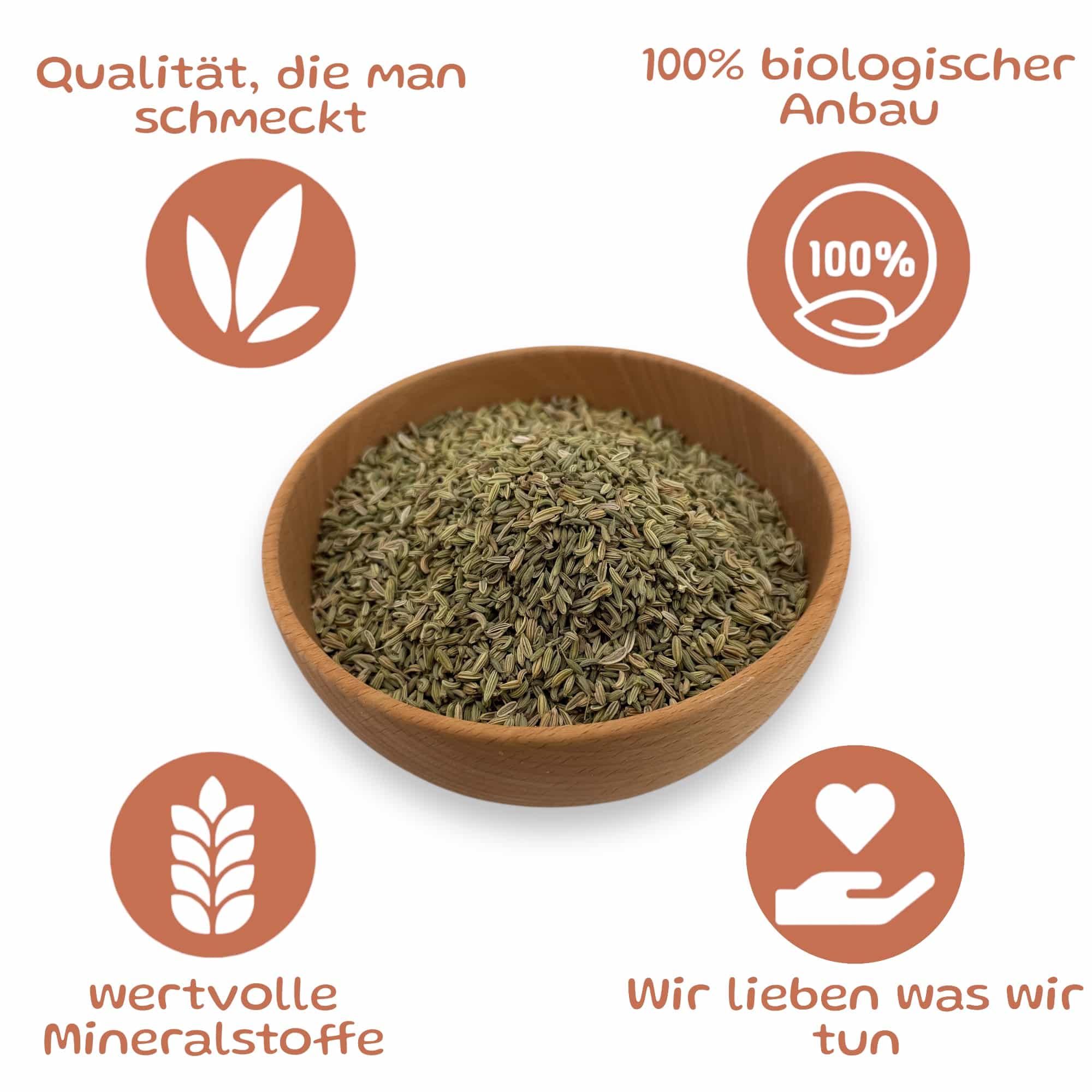 Bauernladenhelene – Bio Fenchelsamen, 500g