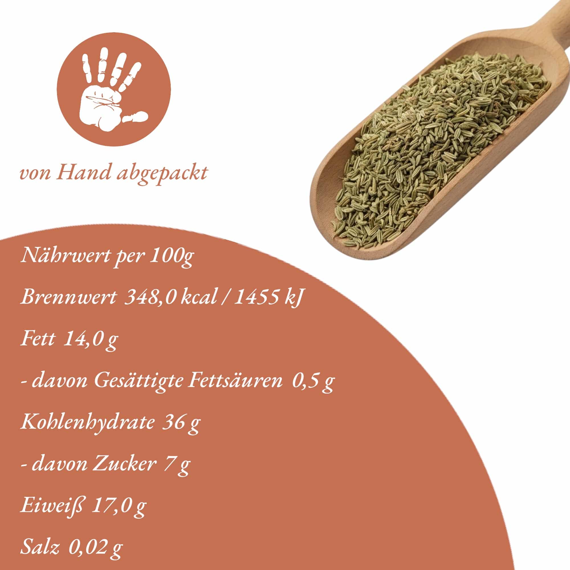 Bauernladenhelene – Bio Fenchelsamen, 500g