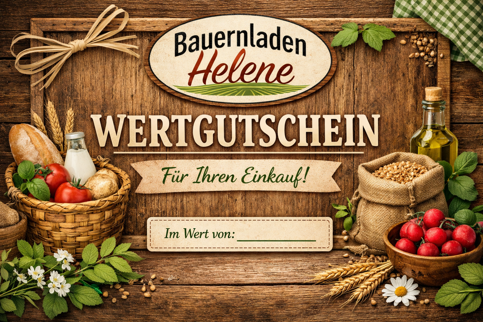 Bauernladenhelene - Wertgutschein