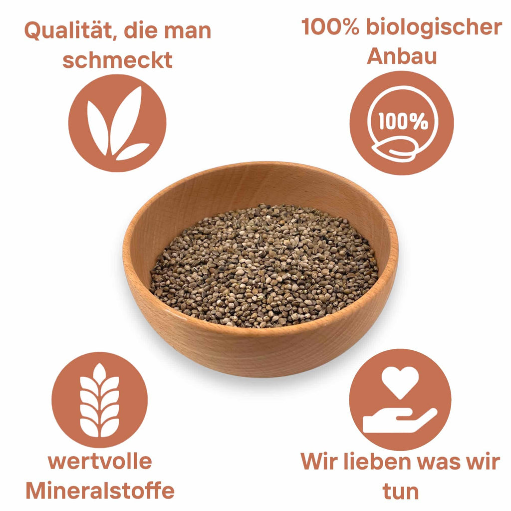 Bauernladenhelene – Bio gekeimter Hanf, 500 g