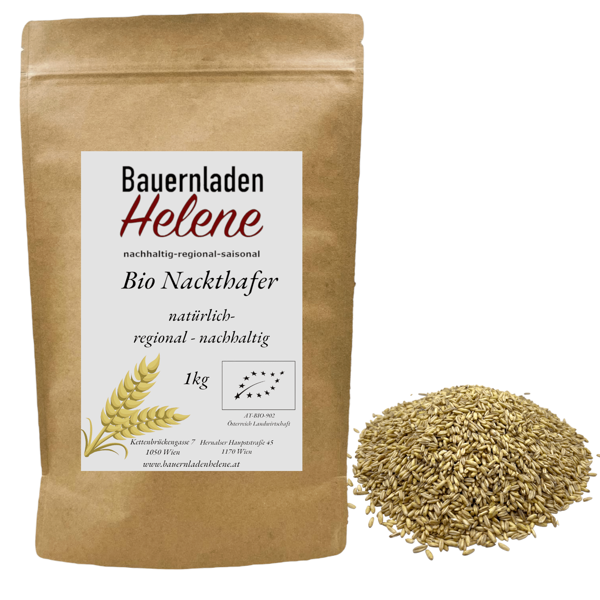 Bauernladenhelene – Bio Nackthafer, 2kg