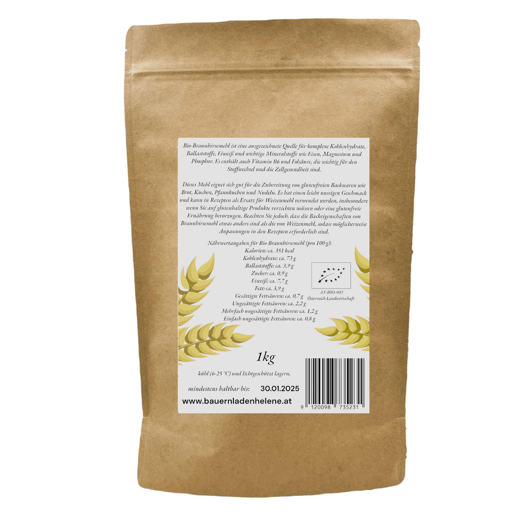 Bauernladenhelene - Bio Braunhirsemehl, 1Kg