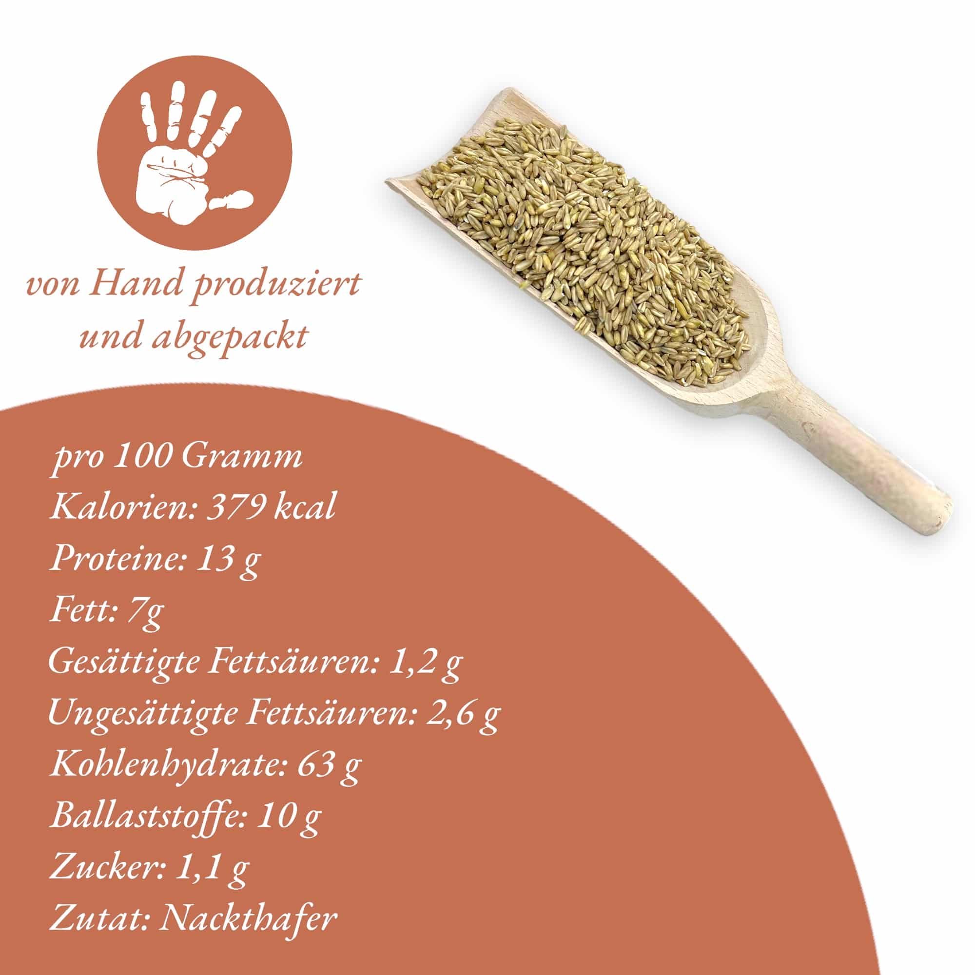 Bauernladenhelene – Bio Nackthafer, 2kg