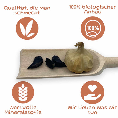 Bauernladenhelene - Bio Schwarzer Knoblauch, 2 Stück per Packung