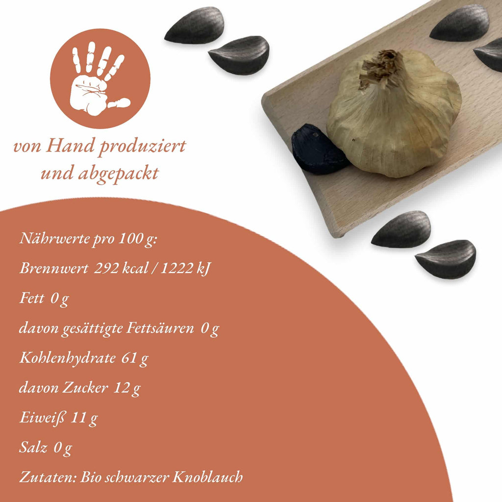 Bauernladenhelene - Bio Schwarzer Knoblauch, 2 Stück per Packung