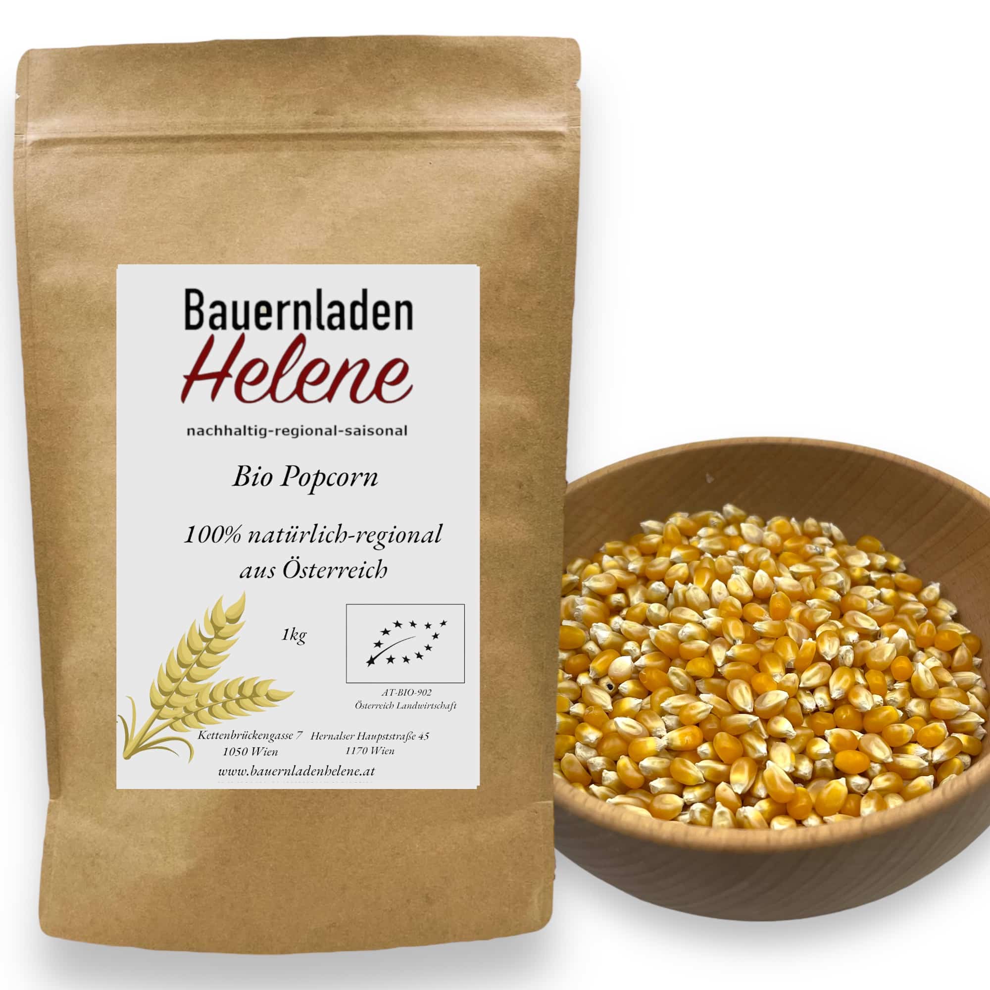 Bauernladenhelene – Bio Popcorn-Mais