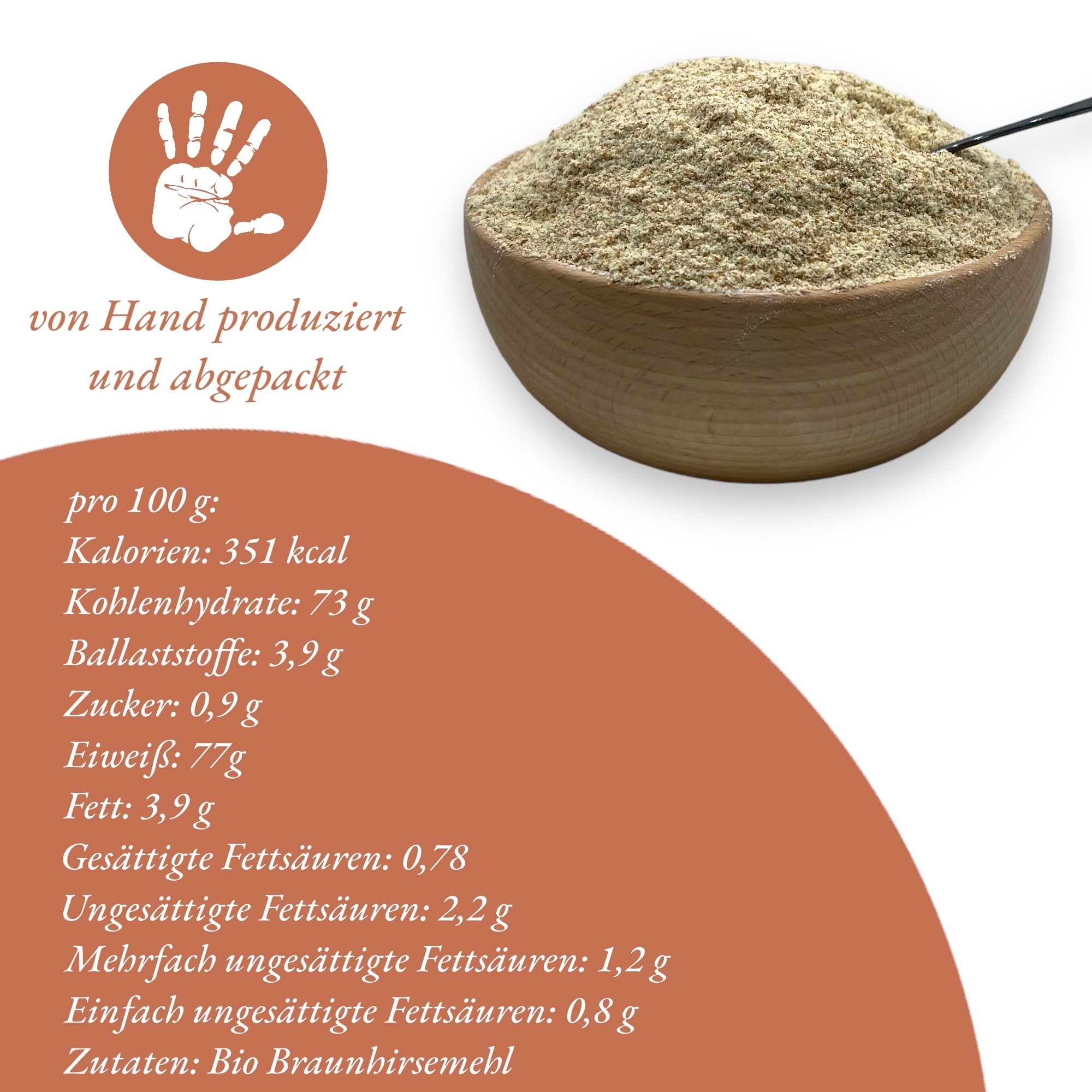 Bauernladenhelene - Bio Braunhirsemehl, 1Kg