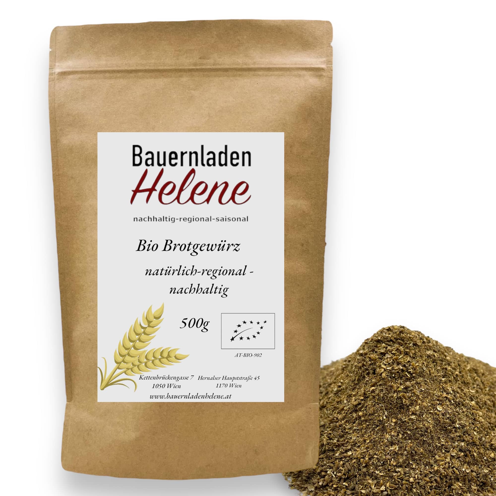 Bauernladenhelene – Bio Brotgewürz geschrotet, 500g
