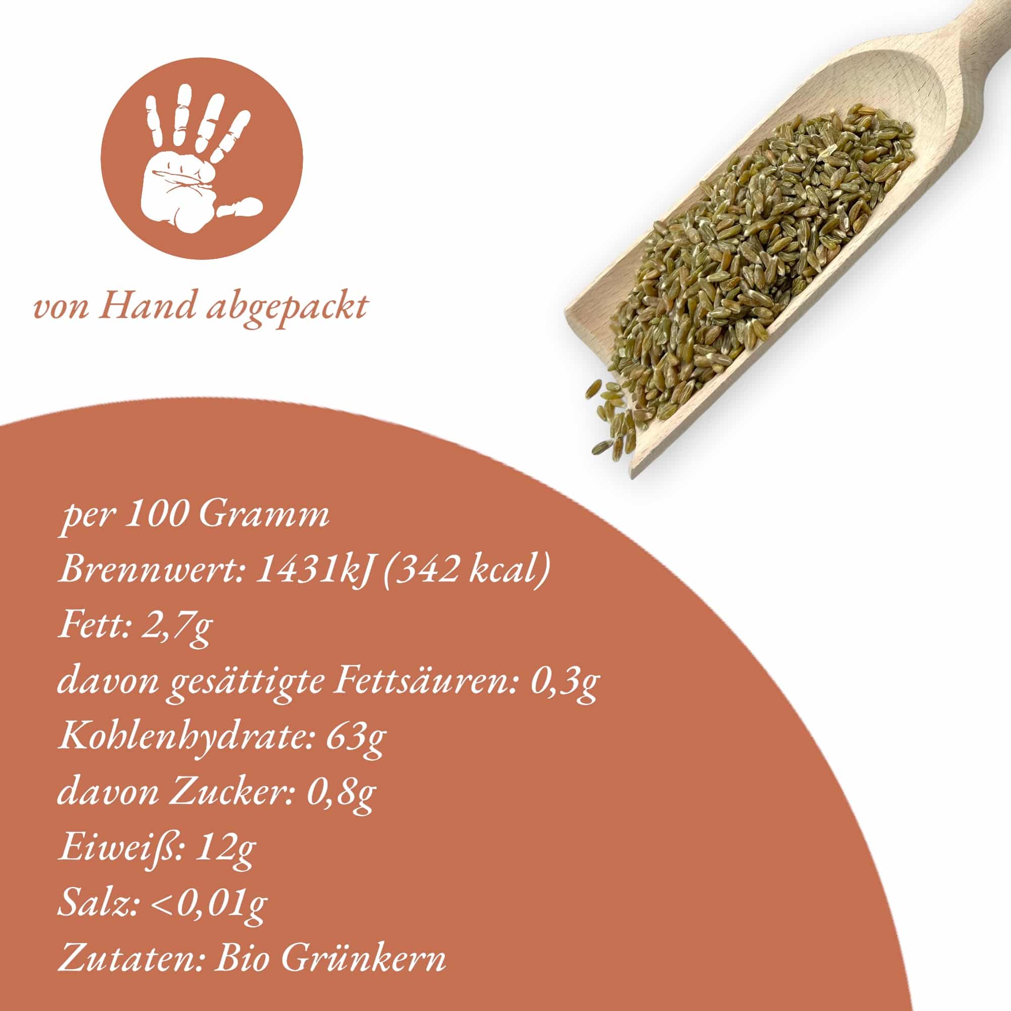 Bauernladenhelene - Bio Grünkern, 1Kg