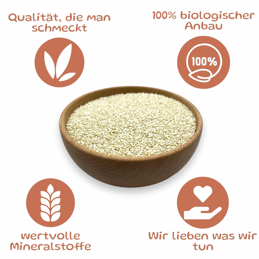 Bauernladenhelene - Bio Sesam geschält, 1kg